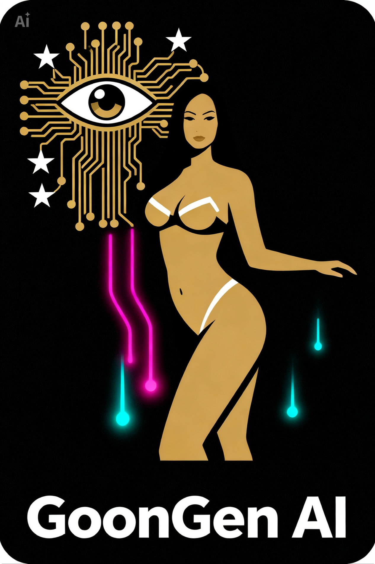 GoonGen, gold figure and the circuit eye